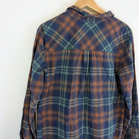 Toad & Co Camas Flannel Shirtdress plaid - Picture 4 of 11